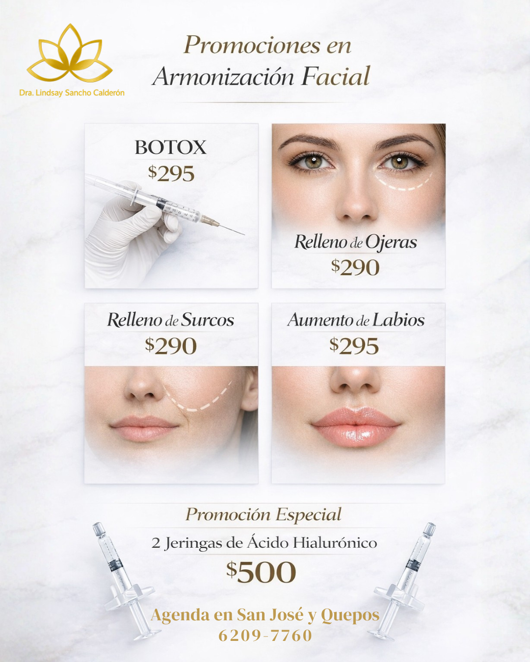 Dra. Lindsay Sancho — Oferta de tratamiento estético Daley Clinic